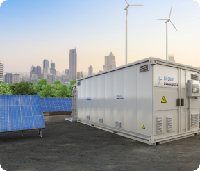 solar power plant mounted on ground