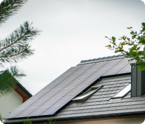 solar power plant mounted on ground